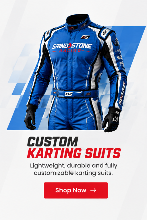 Can’t find your desired Karting Suit? We’ll create it for you.