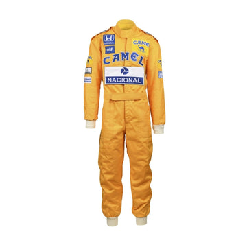 Ayrton Senna Lotus Camel F1 Race Suit