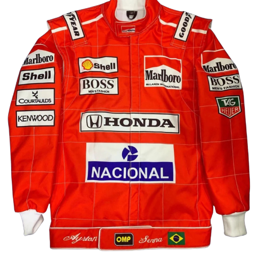 Ayrton Senna Marlboro F1 Racing Jacket