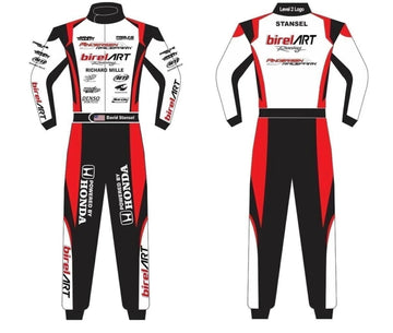 Birel Art Go Kart Racing Suit Embroidered