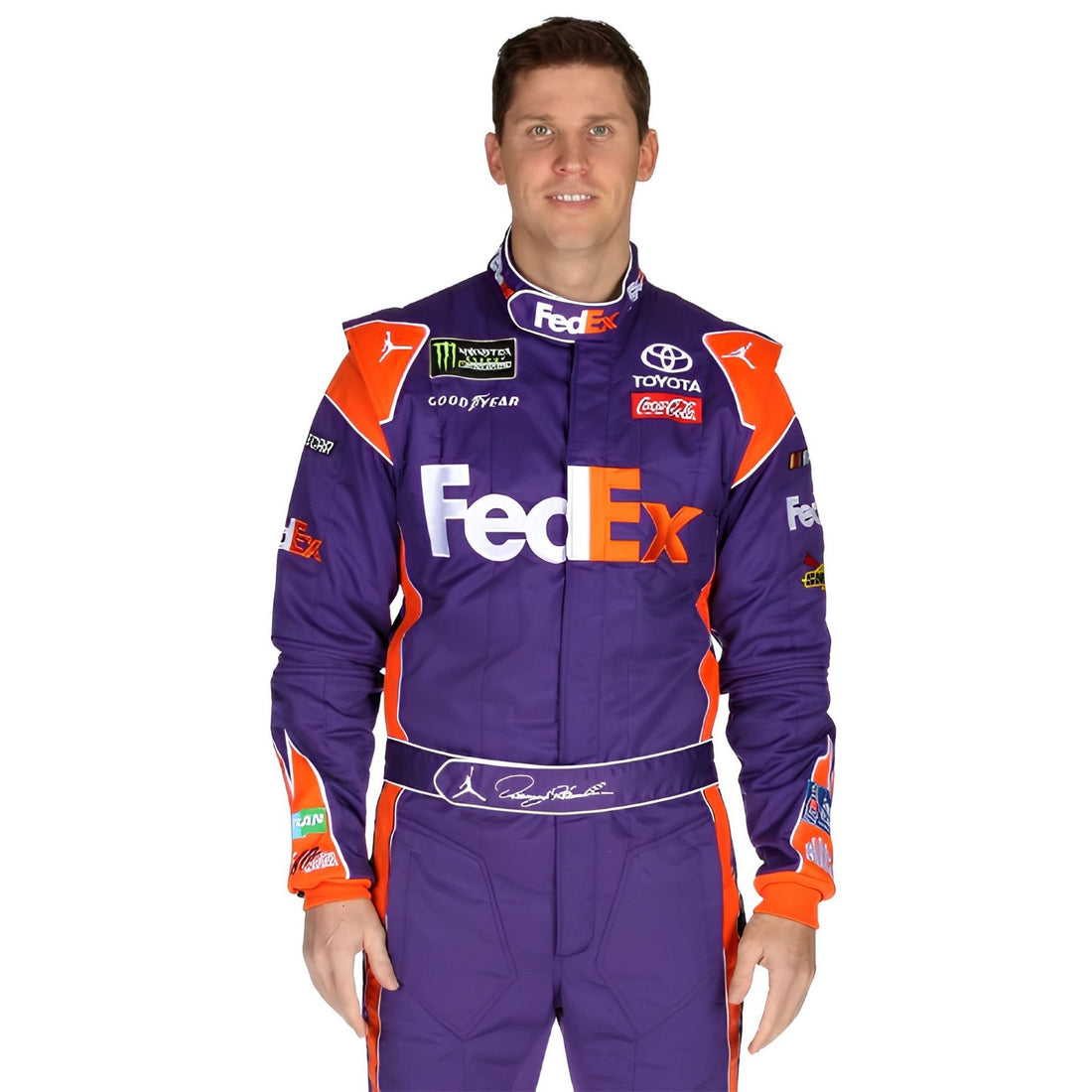 Denny Hamlin FedEx F1 Race Suit