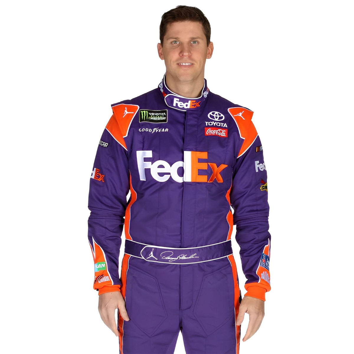 Denny Hamlin FedEx F1 Race Suit