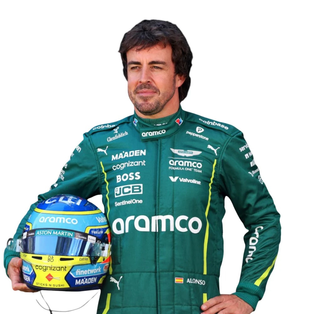 Fernando Alonso Aston Martin F1 Race Suit 