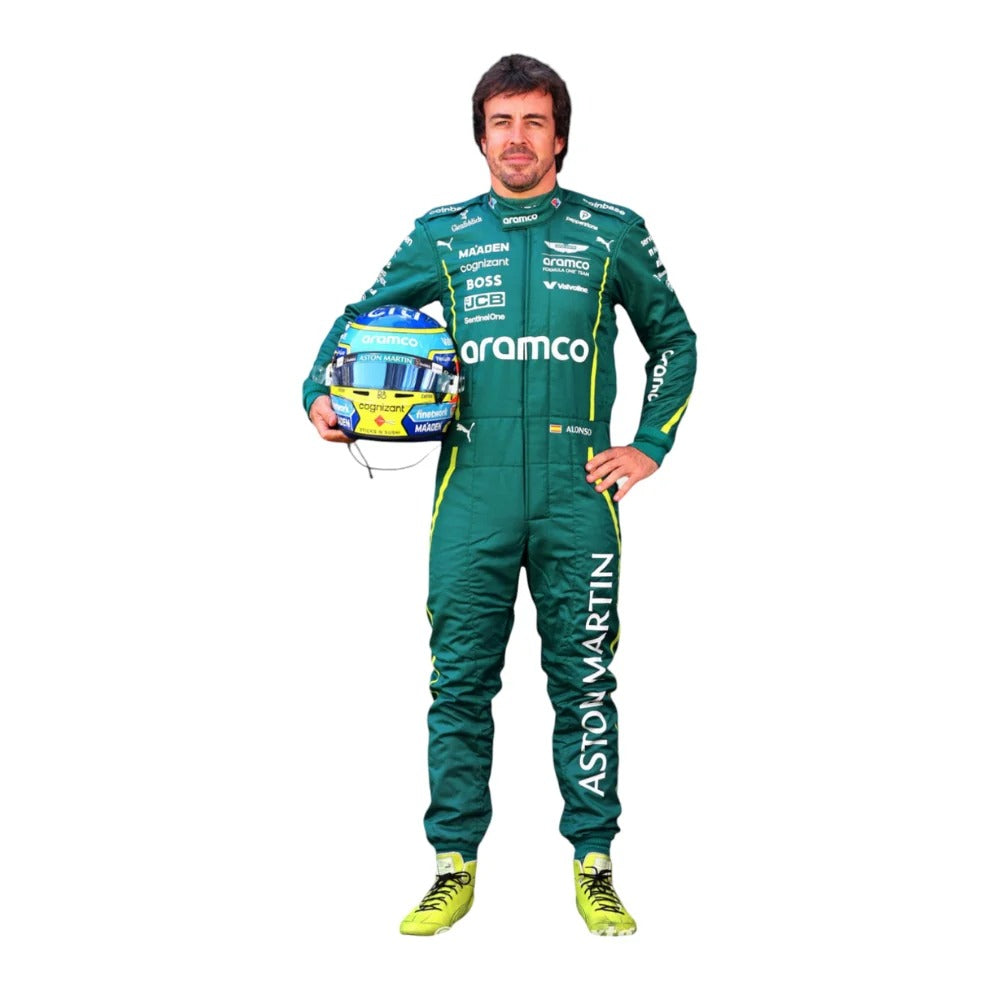 Fernando Alonso Aston Martin F1 Race Suit 