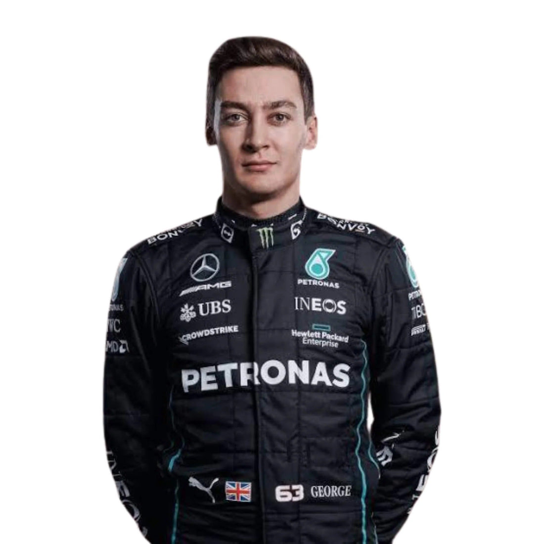 George Russell Mercedes F1 Race Suit 