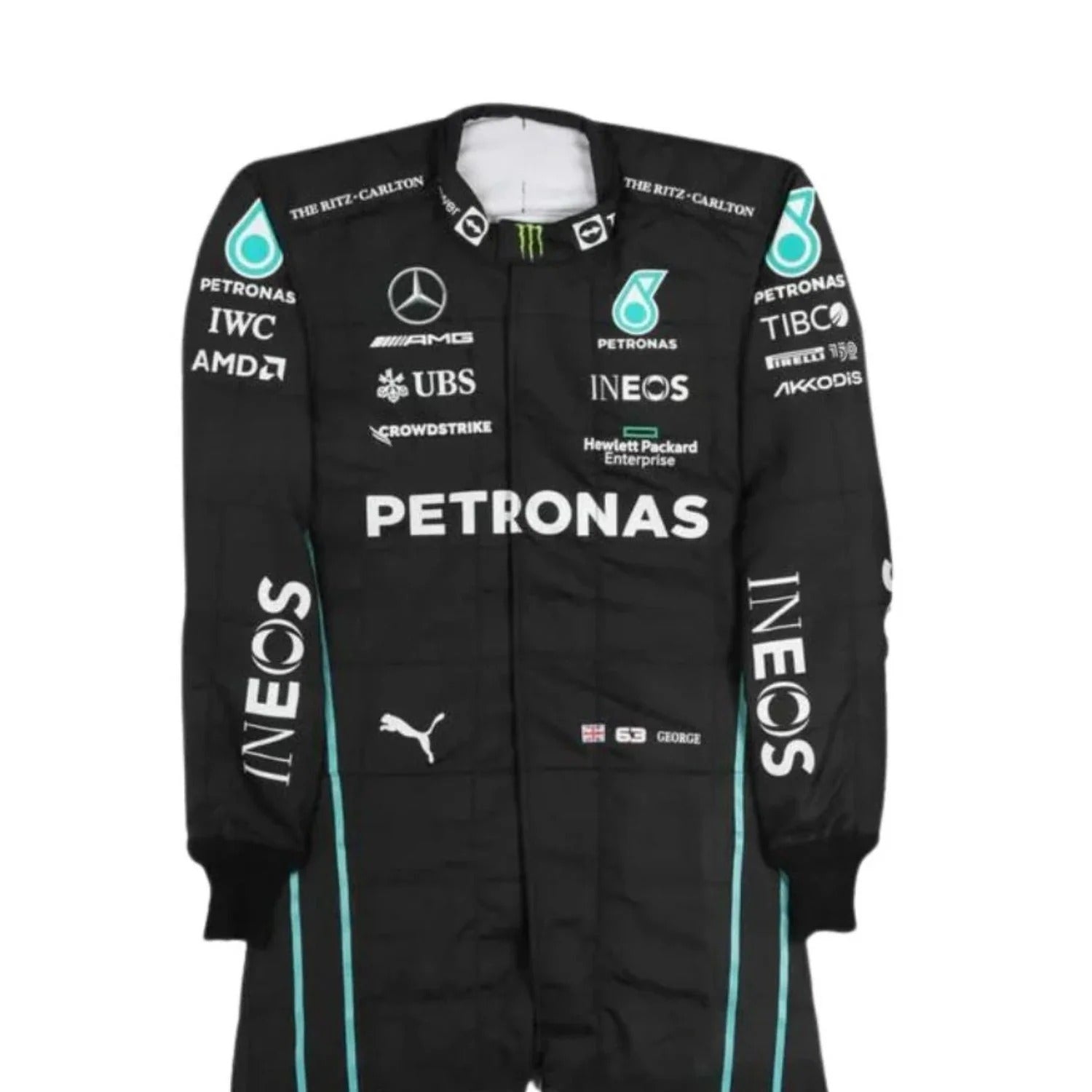 George Russell Mercedes F1 Race Suit 