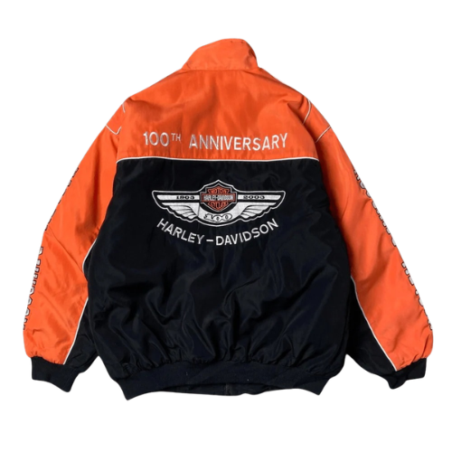 Harley Davidson F1 Racing Jacket [Orange]
