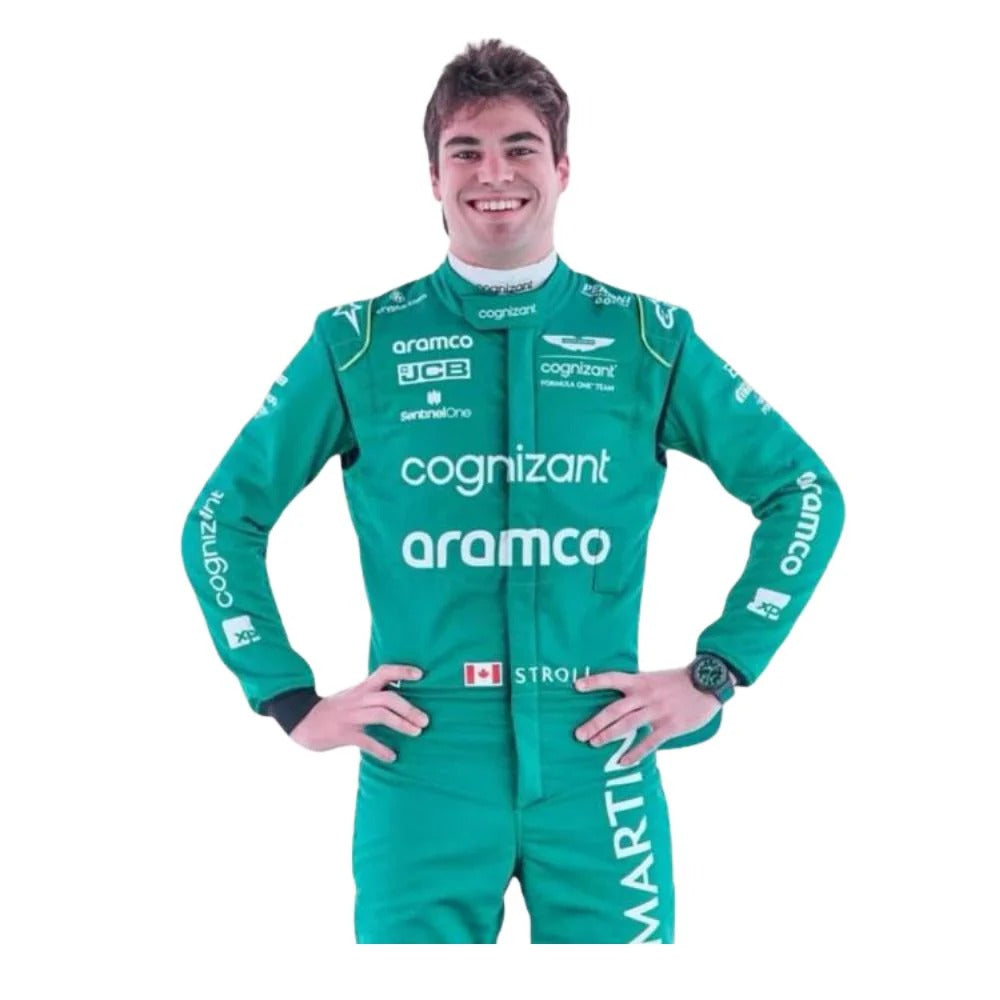 Lance Stroll Aston Martin F1 Racing Suit 