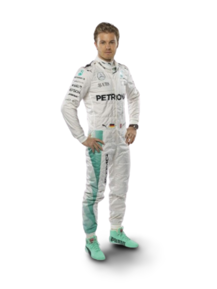 Nico Rosberg Mercedes F1 Race Suit 