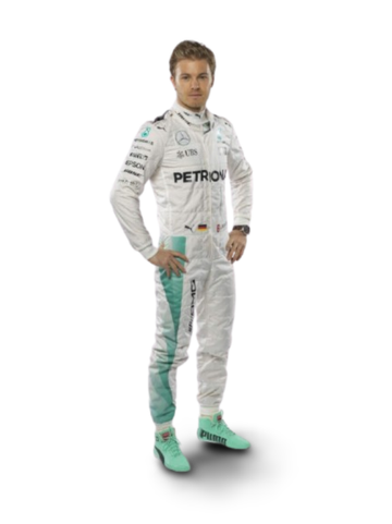 Nico Rosberg Mercedes F1 Race Suit 