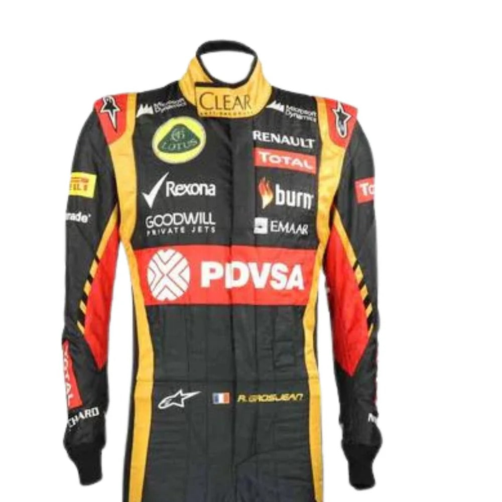 Romain Grosjean Renault Lotus F1 Race Suit