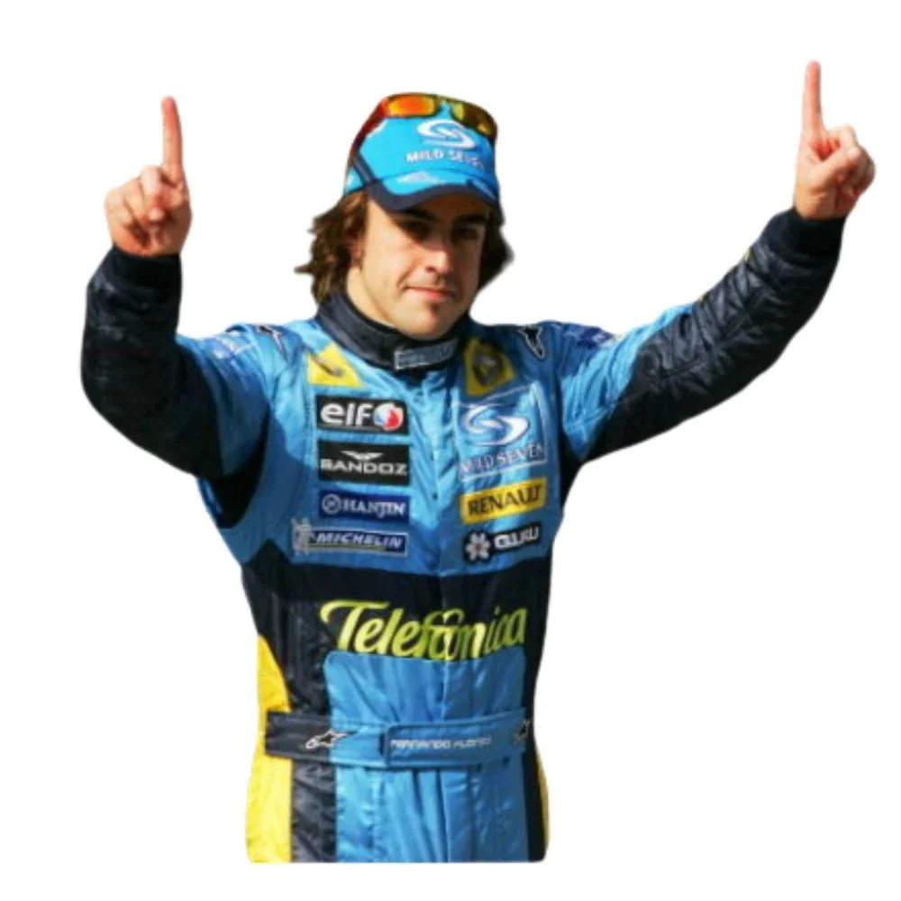 Fernando Alonso Renault Telefonica F1 Race Suit [2005]